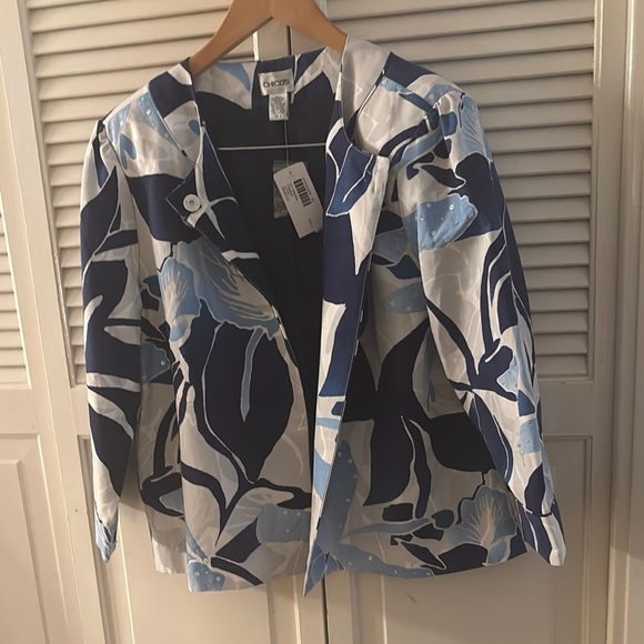 Chico's Ice Garden Frannie Jacket - Picture 1 of 6